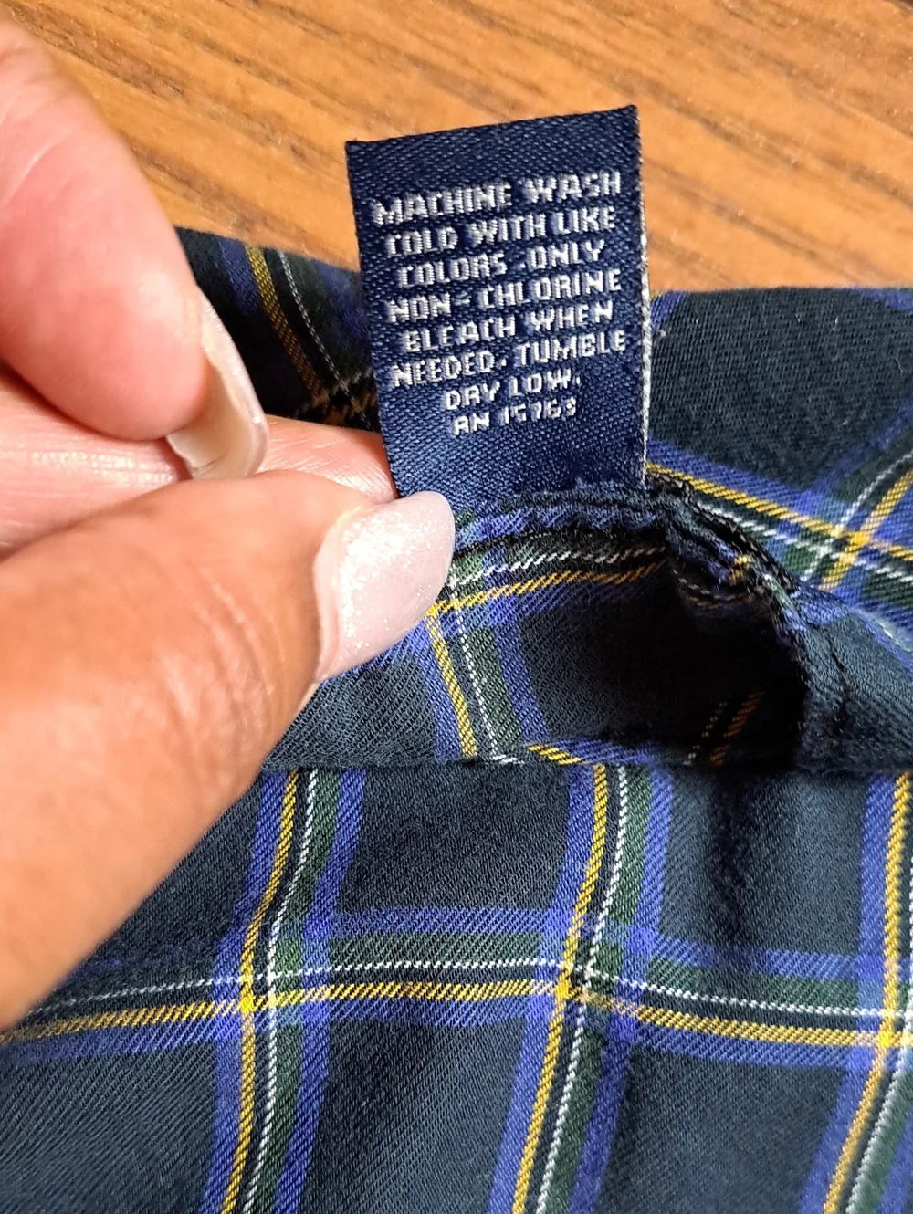 Vintage Polo Ralph Lauren Plaid Cotton Robe S/M Blue Green Sleepwear